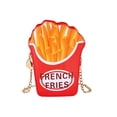 thumbnail image 1 of Bolsas Bolso de hombro Popcorn para mujer con bolsillos originales, forro de cuero y poliéster, cadena de metal galvanizado Rkxzt, 1 of 9