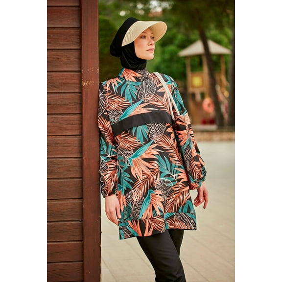 Colourful Burkini Modest Swimwear R2409 USA