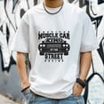 thumbnail image 3 of Men's T Shirt Summer New Trend Fashion Sweatshirt Loose Fit for Big and Tall Men Shirts 3XL, 3 of 4