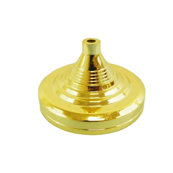 1-Hole Gold Desktop Flag Stand for 4x6 inch flag (Unweighted)