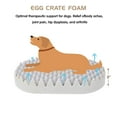 thumbnail image 7 of Sennaux Plush Orthopedic Pet Bed for Dogs Cats Bolster with Foam, Washable, S, 7 of 7
