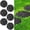 Round-12"-Black, variant on River Rock Stepping Stones Outdoor for Garden Walkway, 10 inch 6 Pcs Hexagon Shape Paver Step Stones Polished Pebble River Stone Mat for Yard Lawn Patio Pathway Walk Way - Black