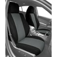 thumbnail image 2 of CalTrend Front Sport Buckets Faux Leather Seat Covers for 2005-2009 Mini Cooper - BM114-08LB Light Grey Insert with Black Trim, 2 of 3