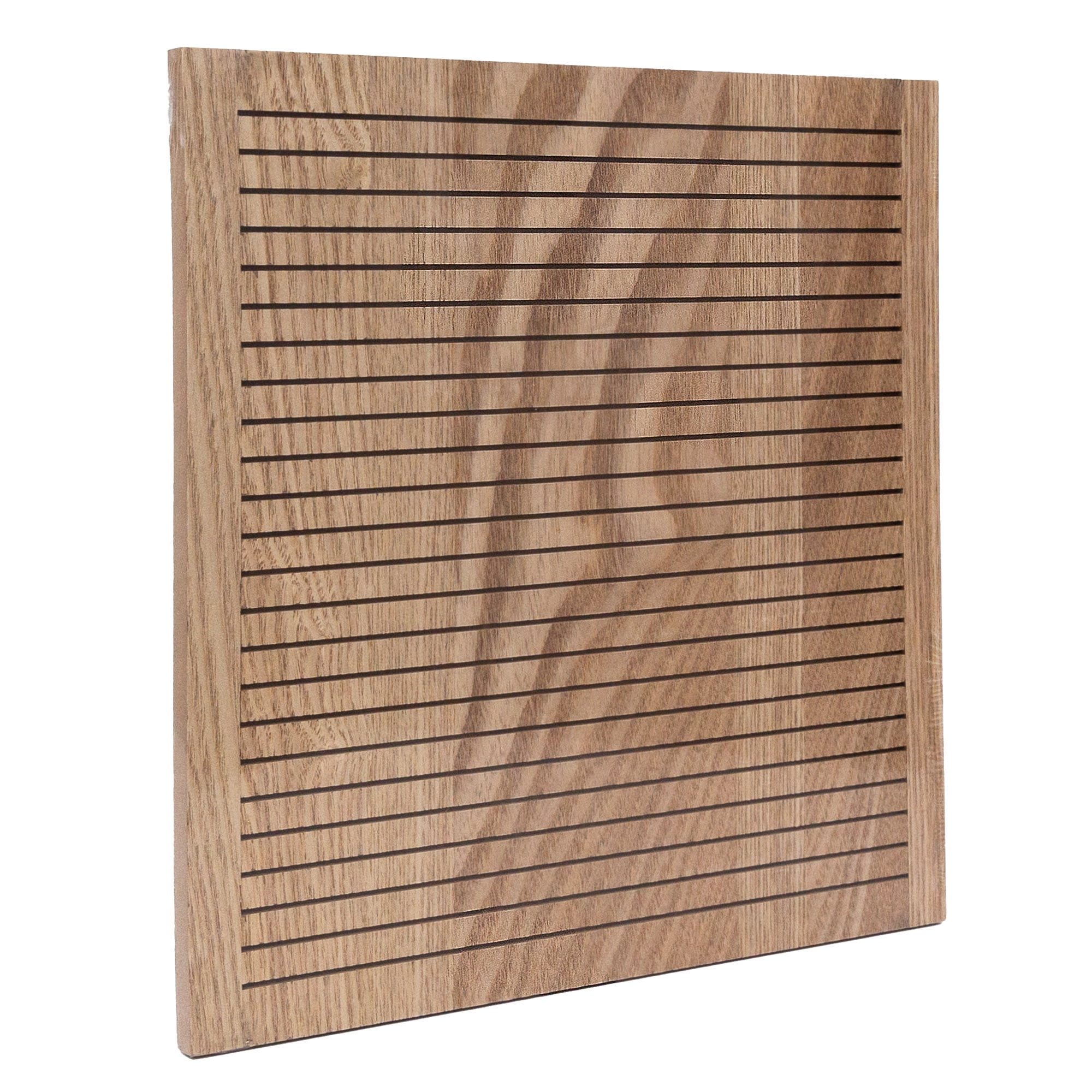 Hello Hobby Wooden Letter Board with Black Letters and Numbers Sheet, 10 in x 10 in