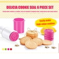 thumbnail image 2 of Moldes De Silicona Para Sellos De Galletas De Dibujos Animados, 6 Uds., Cortadores De Prensa Para Galletas, Utensilios Para Hornear En Relieve Para Fondant, Suministros De Decoración De Pasteles Diy matsuzay HA026149-00, 2 of 5