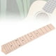 thumbnail image 2 of Diapasón de madera de arce con 18 trastes cromados y diapasón de puntos negros para ukelele de 24'', 2 of 10