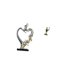 thumbnail image 5 of Escultura De Rana Romántica De Pareja Y Camarero, Adorno De Escritorio Coleccionable Para Dormitorio, Boda, Estantería, Decoración Del Hogar, Estatua Creativa De Animal, Adorno De Mesa Para, 5 of 8