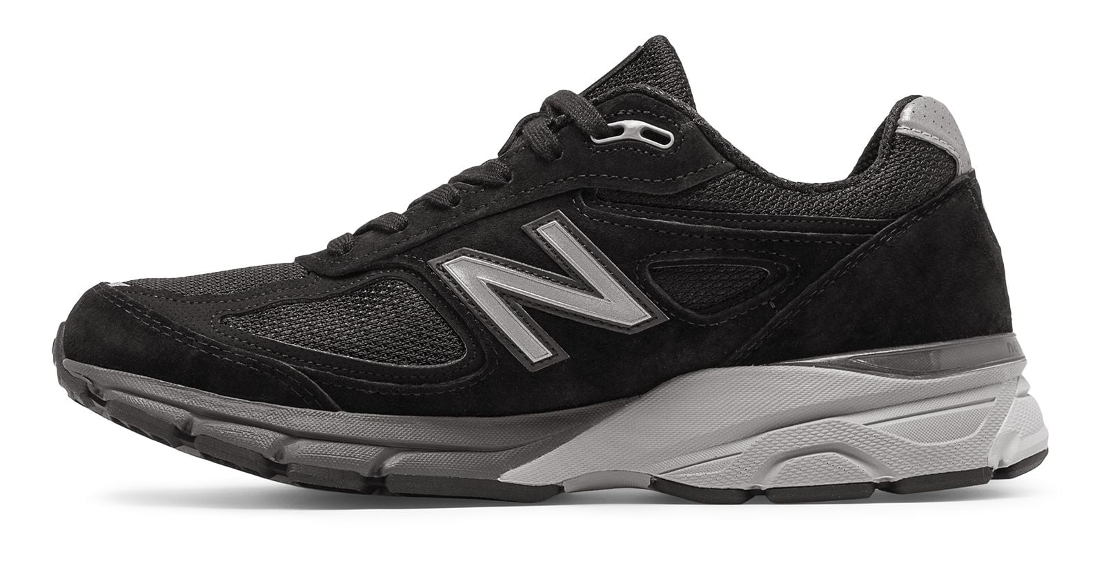 New Balance 990v4 Made in US Black with Silver - Walmart.com