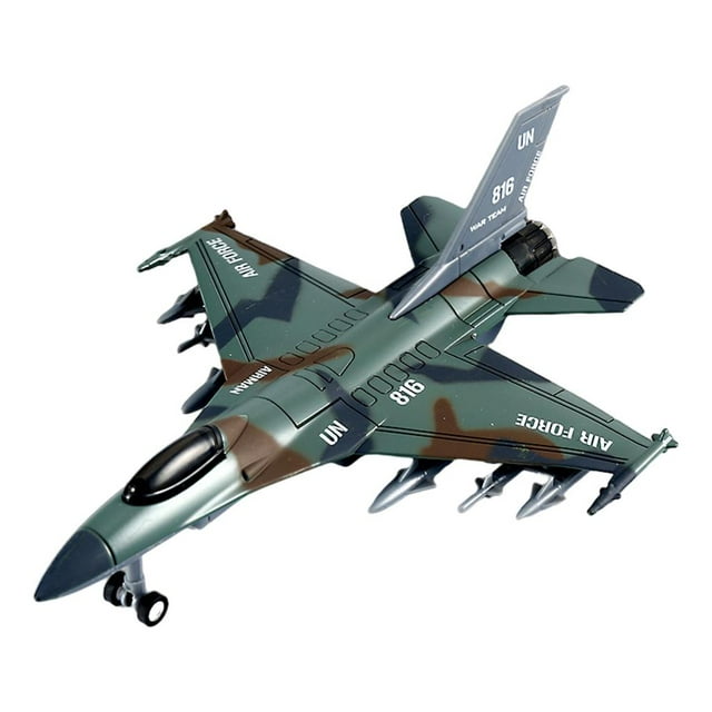 bedienty Collector S Dream Diecast Plane Model Aircraft Featuring Stunning Sound And Light Functions Aircraft Models Music F16 Green