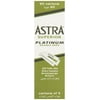100 Astra Superior Premium Platinum Double Edge Safety Razor Blades