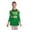 Green, variant on YEAHDOR Kids Girls Halloween Cheer Leader Costume Long Sleeve Dress Carnival Party Fancy Dress Up Outfit Hot Pink 12