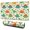 White Cartoon Dinosaurs-2, variant on Long Mouse Pads for Desk,White Cartoon Dinosaurs Pumpkins Pattern Desk Mats on Top Of Desks, Desk Mouse Pad Extra Large with 3mm Non-Slip Base and Stitched Edge for Gaming,Office,Work,Home 31.5"x11.8"