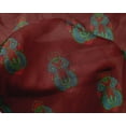 thumbnail image 4 of oneOone Silk Tabby Maroon Fabric Floral & Paisley Block Fabric For Sewing Printed Craft Fabric By The Yard 42 Inch Wide, 4 of 4