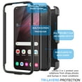 thumbnail image 7 of Tiflook Case For Samsung Galaxy S23 5G (6.1 inch) SM-S911 Holster Clip [Tshell] [Built-in Screen] [Kickstand Locking Belt] Cover Black, 7 of 7