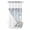 light blue, variant on No Hook Shower Curtains with Snap-in Liner Set, Blue Beige Coastal Waterproof Hotel Style Bathroom Shower Curtain, Beach Starfish Summer Eucalyptus Retro Breathable Mesh Top Bath Curtains 72''x84''