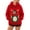 RWN2-Red, variant on LWFFDAW Womens Christmas Pet Pouch Hoodie Xmas Tree Print Sherpa Fleece Hoodies Winter Warm Fuzzy Hoodie Long Sleeve Hooded Sweatshirts with Pockets