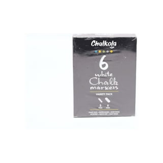 Chalkola 10mm Window Markers - 10 Chalk Pens (with Gold, Silver) - 10mm Wide Tip - Washable Liquid Chalk Markers for Blackboa