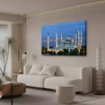 thumbnail image 3 of The Blue Mosque Wall Art Canvas Poster Bedroom Decor Sports Landscape Office Room Decor Gift,Frame-style,12x18inch(30x45cm), 3 of 8