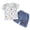 White, variant on KPOPLK Little Bitty Toddler Boy Clothes Boys Summer Outfits Cotton Short Sleeve T-Shirt & Shorts Set(5-6 Years,White)