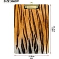 thumbnail image 3 of FMSHPON Tiger Texture Clipboard Hardboard Wood Nursing Clip Board and Pull for Standard A4 Letter 13x9 inches, 3 of 7