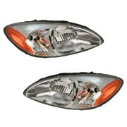 Headlight Assembly Set of 2 - Compatible with 2000 - 2007 Ford Taurus 2001 2002 2003 2004 2005 2006