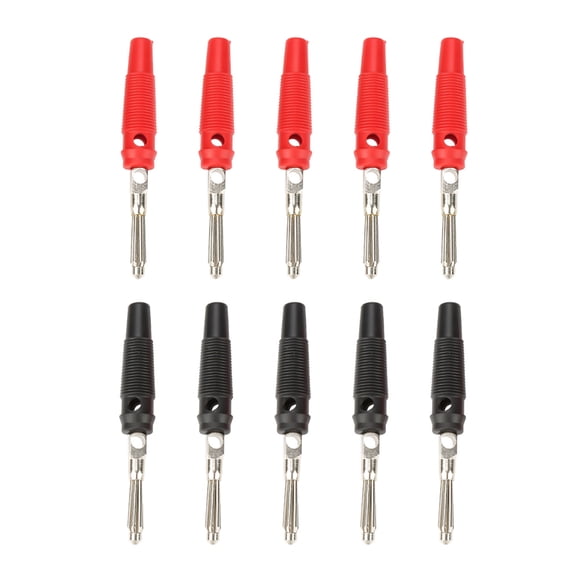 Conector banana P3008 de 4 mm para sondas de prueba de amplificadores y altavoces (10 unidades)