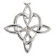 thumbnail image 3 of JOYARIS Dije Grande Nudo De Bruja Celta Corazon Liso Plata Ley 925 DM-0001317, 3 of 3