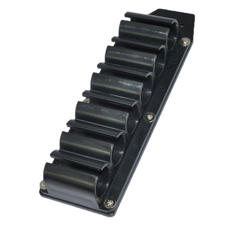 - Aluminum Base Polymer Side Saddle Mossberg 500 590 Shotgun Shotshell Carrier