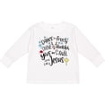 thumbnail image 3 of Inktastic Dance Like Frosty, Shine Like Rudolph, Give Like Santa Boys or Girls Long Sleeve Toddler T-Shirt, 3 of 5