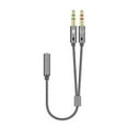 thumbnail image 6 of 3.5mm Female to 2 Male Mono Stereo Y-Cable Splitter Compatible for Home Stereo, 6 of 6