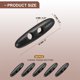 thumbnail image 2 of 50Pcs Botones de Toggles de Madera, Botones de Madera en Forma de Oliva de 50mm/2Inch con Doble Agujero para Abrigo de Bricolaje, Negro, 2 of 7
