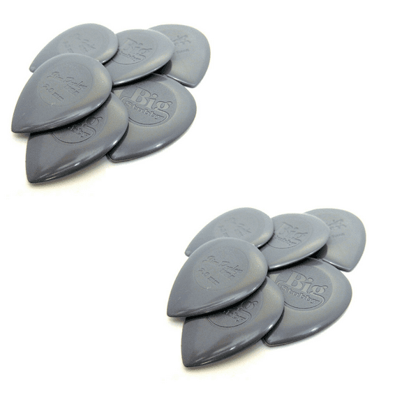 Dunlop Guitar Picks 12 Pack  Nylon Big Stubby  2.0MM 445P2