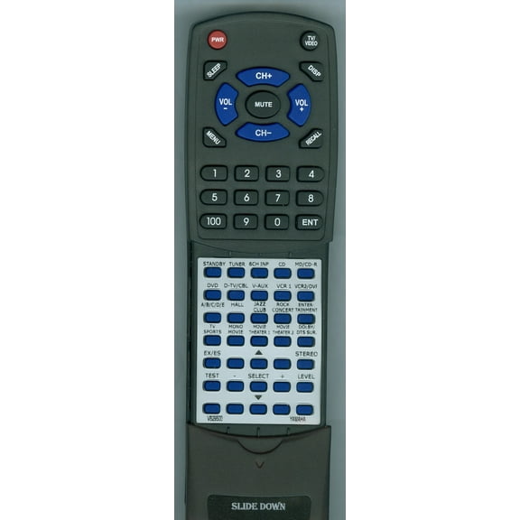 Replacement Remote for Yamaha V8295000,  RAV240, HTR5560, RXV630
