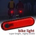 thumbnail image 2 of Luz De Cabeza De Bicicleta, Lámpara De Manillar De Bicicleta, Resistente Y Duradera Roja/blanca Para Accesorio De Luz De Bicicleta De Ciclismo Nocturno ANGGREK Otros, 2 of 8