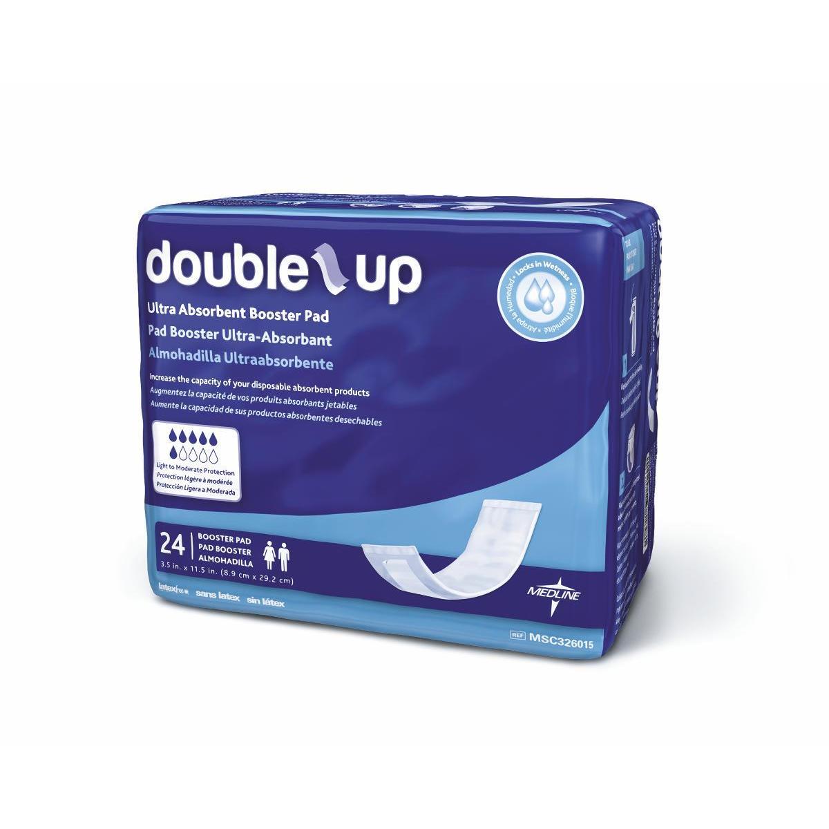 Medline DoubleUp Disposable Incontinence Thin Liners (Pack of 192