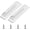 White, variant on 2 Pcs Sliding Door Handles, Aluminum Alloy Curved Handle Balcony Door Handle Door Pull Handle with Screws for Drawers Windows Screens Cabinets Wardrobes Cupboard Sliding Doors (Black)