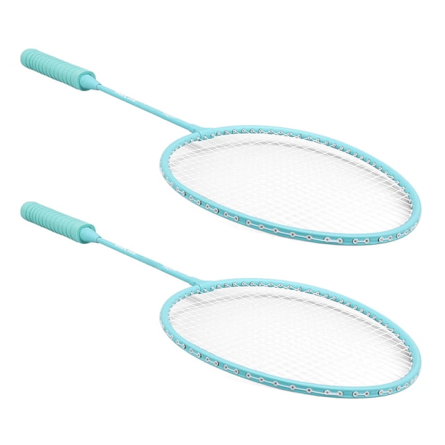 1 Par de Raquetas de Bádminton, Juego de Bádminton para 2 Jugadores, De Esponja de Alto, Liviano Con 1 Bolsa de Transporte, 3 Volantes, Juego de Raquetas de Bádminton