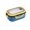 Blue, variant on Single Double-layer Lunch Box Portable Compartment Fruit Food Box Microwave Lunch Box With Fork And Spoon Picnic Fresh Box