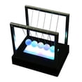 thumbnail image 1 of Cradle Balance Ball Pendulum Perpetual Motion Instrument Glowing Physical Toy Home Office Ornament, 1 of 9