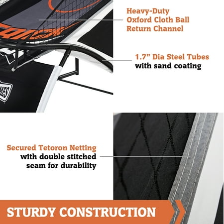 Hall of Games - 2 Player Arcade Basketball Game, Black/Grey