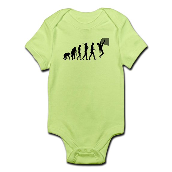 CafePress - Climbers Rock Climbing Infant Bodysuit - Baby Light Bodysuit