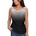 thumbnail image 2 of Chbgutlmr Womens Tank Tops Sleeveless Eyelet Cowl Neck Tunic Tops Casual Summer Dressy Trendy Blouse Shirts, 2 of 6