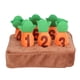 thumbnail image 1 of Juego de cosecha de zanahoria para niños, combinación cognitiva de números, promueve la memoria, juguete educativo de rábanos, 1 of 8