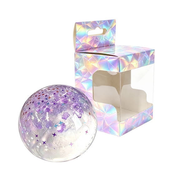Slow Rising Squishy Toy Squishy Fidget Toys Stress Ball for Anxiety Relief Clear Jelly Squeeze Sensory Toy for Adults Kids Office Classroom Party Favors Prizes,D