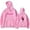 Pink, variant on Jey Uso Hoodies men's and women's fashionable retro long sleeved hooded casual sportswear
