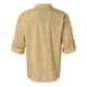 thumbnail image 5 of Camisas Para Hombre Manga Larga Camisa de manga larga con bolsillo de color sólido y cuello suelto para primavera y verano para hombre (Khaki, XL), 5 of 7
