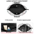 thumbnail image 3 of White Cow Moo Milk Pattern Travel Tote Bags for Women Carry On,Large Weekender Bags for Women Travel,Multi Functional Duffle Bag for Work,Shopping,Sports, 3 of 5