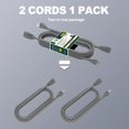 thumbnail image 3 of Cable de extensión para exteriores EP, paquete de 2 unidades, 3 m, 16/3, SJTW, 13 A, 1625 W, gris, 3 of 8