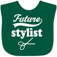thumbnail image 3 of Inktastic Future Stylist Childs Occupation Boys or Girls Baby Bib, 3 of 4