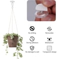 thumbnail image 3 of 100 Pcs Transparent Ceiling Hooks, Disc Hooks for Hanging, Non Punch Adhesive Hooks, Decorative Crochet Plafond for Festival Party Wedding, 3 of 7